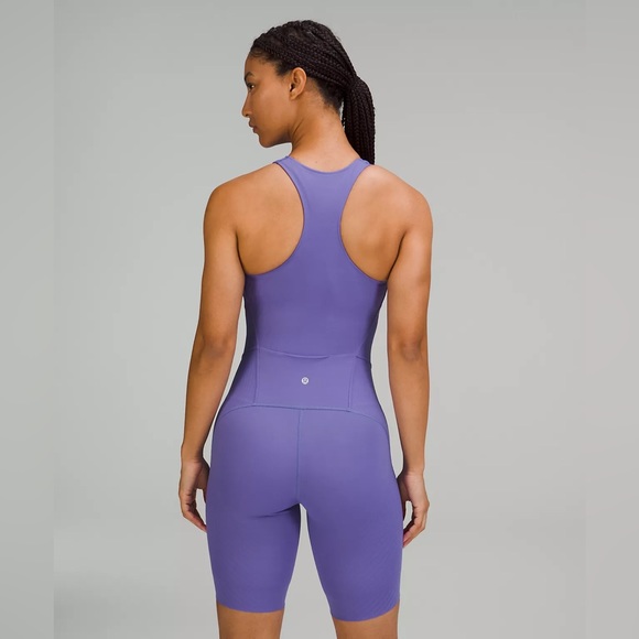 Lululemon One Piece SenseKnit Running Suit Purple Charged Indigo Size 6 - Picture 3 of 8